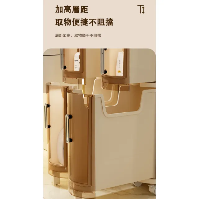 【大城小居】窄縫收納櫃 多層抽屜式縫隙櫃 寬22.5cm(浴室儲物櫃 馬桶窄邊櫃 夾縫收納架)