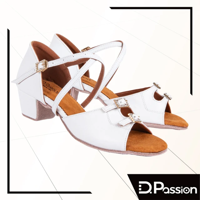 D.Passion 32018 淺膚緞 2.5吋 摩登舞鞋(