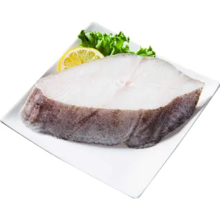 【鮮綠生活】極厚切大比目魚切片 共5包(380g±10%/包 無肚洞 總重1.9kg)