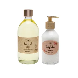 【SABON】官方直營 清潔修護二部曲自由配(沐浴油500ml+身體乳液200ml)