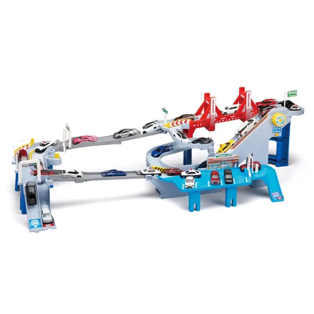 【TOMICA】交通世界 變形高速道路組