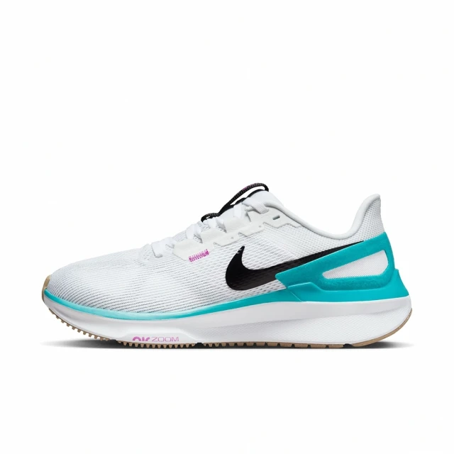 NIKE 耐吉 W AIR ZOOM STRUCTURE 25 女鞋 慢跑鞋 運動鞋 白藍(DJ7884103)