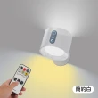 【Jo Go Wu】雙光源磁吸旋轉壁燈(買一送一/床頭燈/壁掛燈/展示燈/小夜燈/街燈/樓梯燈/樓梯燈)