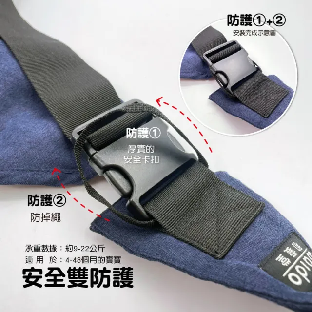 【Mua 姆兒選品】日本和愛堂分肩式減壓省力前抱式揹巾兒童揹巾嬰兒背帶(嬰兒揹巾 外出神器 外出背帶)