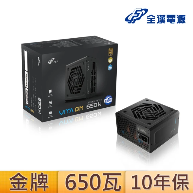 FSP 全漢 VITA-650GM {MIT} 650W 80 PLUS金牌 電源供應器