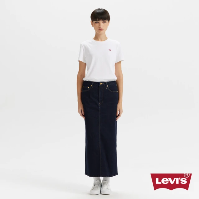 LEVIS 女款 牛仔長裙 牛仔裙 丹寧裙 人氣新品 0032J-0000