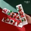 【Golicc】聖誕造型小髮夾 一組5入(雙十 萬聖節 生日 髮飾 頭飾 鯊魚夾 抓夾 禮物)
