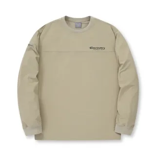 【Discovery Expedition】下縮口 彈性 長袖T恤 上衣 機能大學T(DMMT37044-BGD)