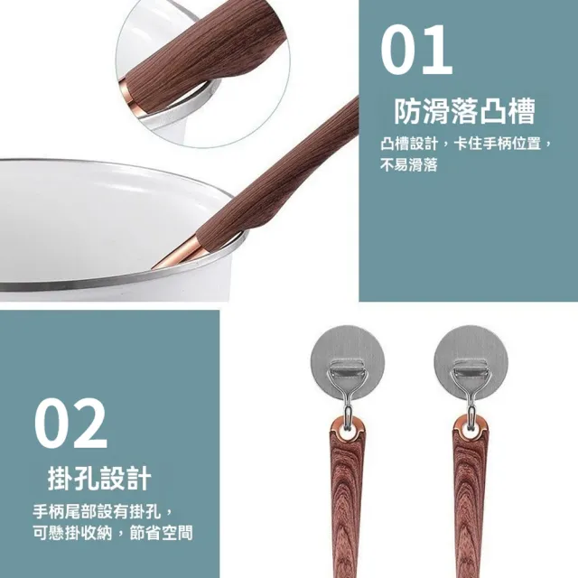 【Cookee】矽膠木紋廚具 不粘鍋耐熱耐高溫矽膠鍋鏟 耐熱手柄 廚房烹飪工具 交換禮物(鍋鏟/湯勺/漏鏟)