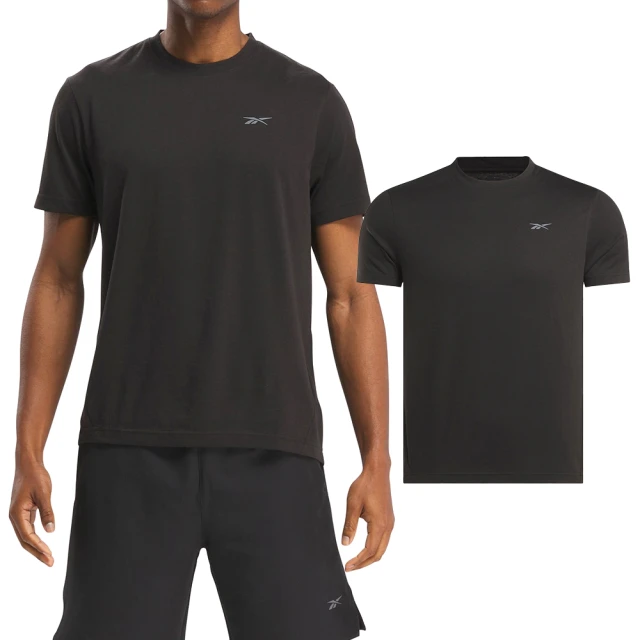 REEBOK Athlete Tee 2.0 男款 黑色 上衣 T恤 運動 短袖 100075797