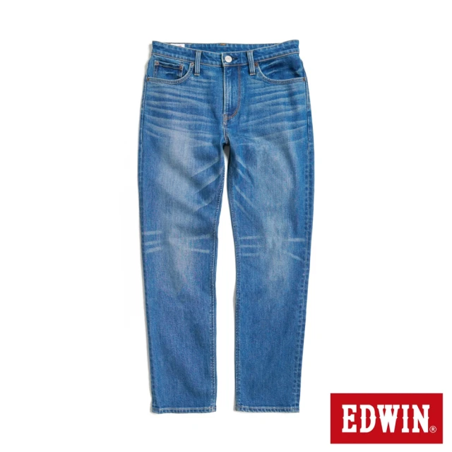 EDWIN 男裝 365丹寧中直筒褲(中古藍)