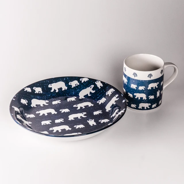 波蘭陶 Vena 波蘭陶 100ML 濃縮咖啡杯盤組 花冠俏