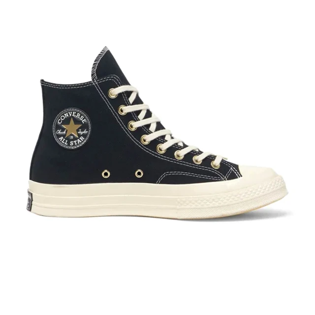 CONVERSE Chuck 70 HI 男鞋 黑米白色 1970 奶油底 復古 高筒 帆布鞋 休閒鞋 A12462C