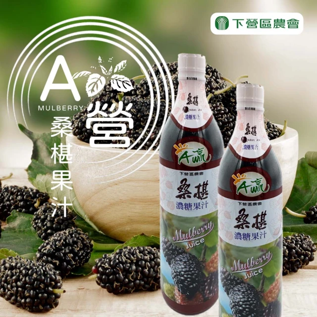 下營農會 A贏 桑椹濃糖果汁600mlX1瓶