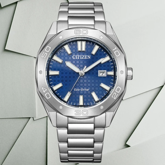 CITIZEN 星辰 GENTS系列 八角錶殼 光動能時尚腕錶 雙12 優惠(BM7630-80L)