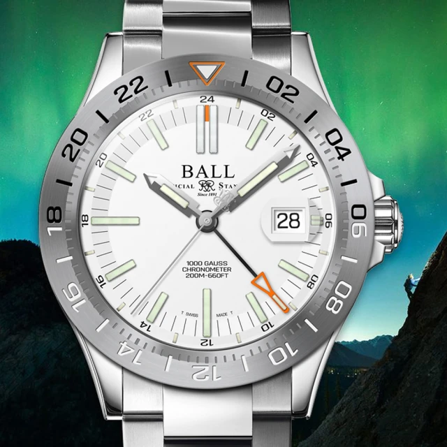 BALL 波爾 B1_Engineer III Outlier 限量 天文台認證200米自製機芯潛水機械錶-40mm(DG9000B-S1C-WH)