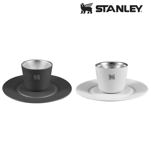 【Stanley】官方直營 晨光時刻 雙層不鏽鋼濃縮咖啡杯盤組