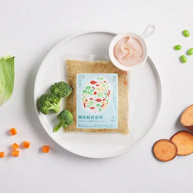 【NAKED KITCHEN 裸廚房】台灣鯛鮮蔬粥 大寶寶粥/常溫寶寶粥(160g x 5入裝)