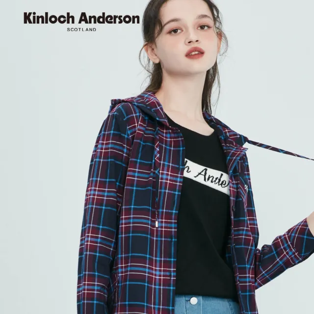 【Kinloch Anderson】金安德森女裝 百搭菱格kinlochAnderson織紋設計顯瘦針織上衣(KA1369018 粉紅/黑)