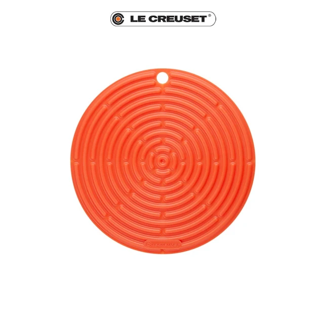 Le Creuset 耐熱矽膠隔熱墊(火焰橘)