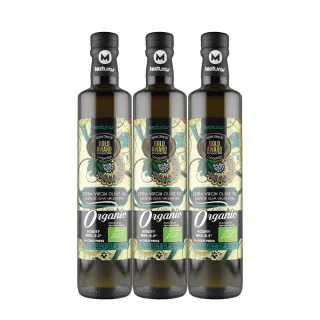 【BIOES 囍瑞】瑪依娜有機冷壓初榨特級橄欖油500ml*3(玻璃瓶裝)