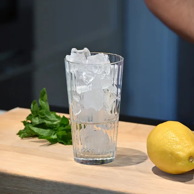 【Bormioli Rocco】義大利製可疊式強化飲料杯 500ml 1入(水杯 高球杯玻璃杯 水杯 果汁杯 飲料杯)