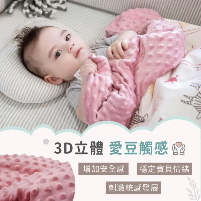 【agapebaby 愛佳倍】連帽愛豆兩用包巾(含可拆式被胎 90x90cm)