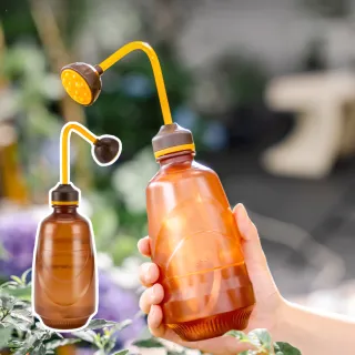 【呵護植株】雨林2in1細膩出水澆水噴壺450ml(灑水器 尖嘴澆花器 捏壺 盆栽 懶人必備 噴水壺 噴水器)