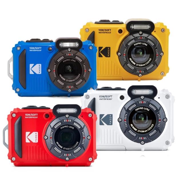 【Kodak 柯達】PIXPRO WPZ2 RUGGED CAMERA 防水數位相機 15米防水相機 WIFI傳輸(原廠公司貨  一年保固)