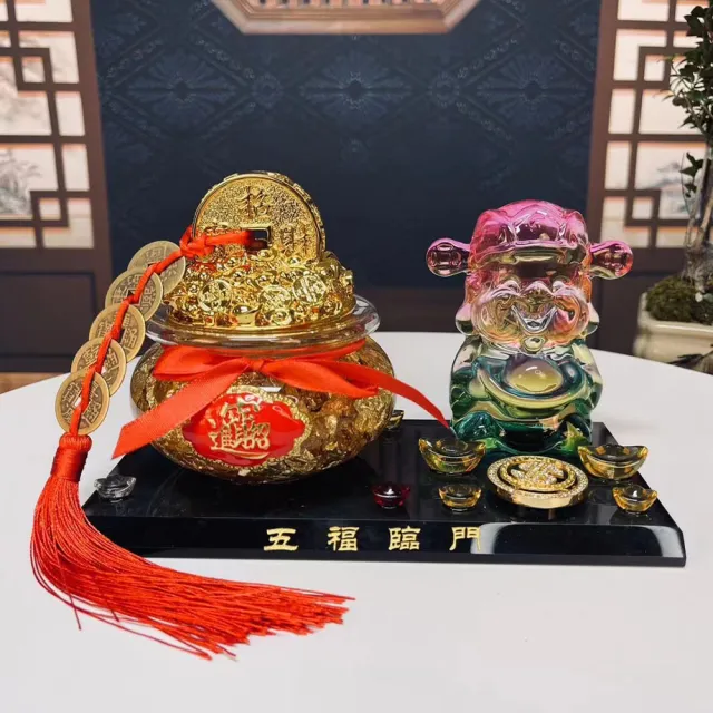 【雨揚】財神賺錢聚寶金箔鎮(迎財神/招財/聚財)