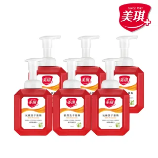 【美琪】抗菌洗手慕斯500mlx6(植萃防護)