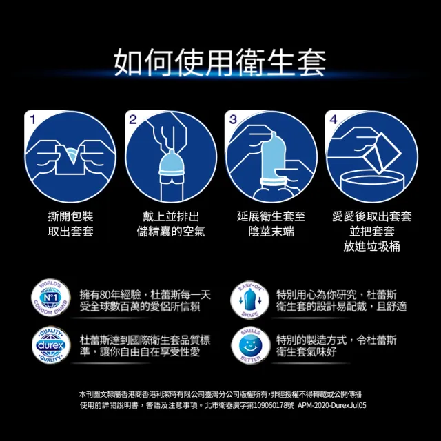 【Durex 杜蕾斯】雙悅愛潮裝保險套12入/盒(凸點/螺紋/避孕套/衛生套/持久溫存系列)