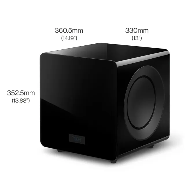 【KEF】英國 KC92 SUBWOOFER 重低音揚聲器 Uni-Core 技術 原廠公司貨(兩組 9 吋諧振抵消雙單體)