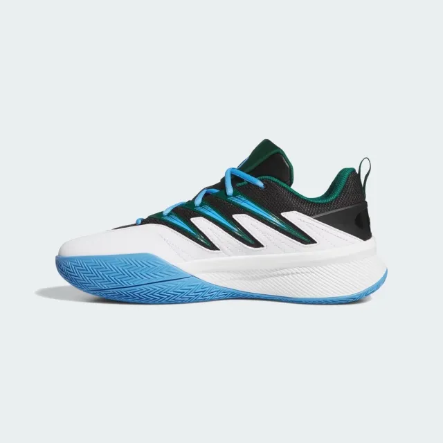 【adidas 愛迪達】Dame Certified 3 男 籃球鞋 運動 里拉德 球鞋 緩震 耐磨 白綠藍(JI1541)