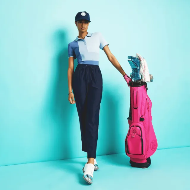 【G/FORE】TUX RELAXED FIT TECH NYLON PANT 女士 高爾夫長褲 深藍色(G4LF23B121-TWLT)