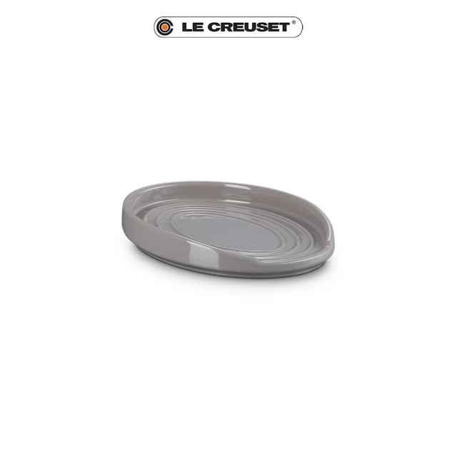 Le Creuset 瓷器橢圓鏟座盤(迷霧灰)