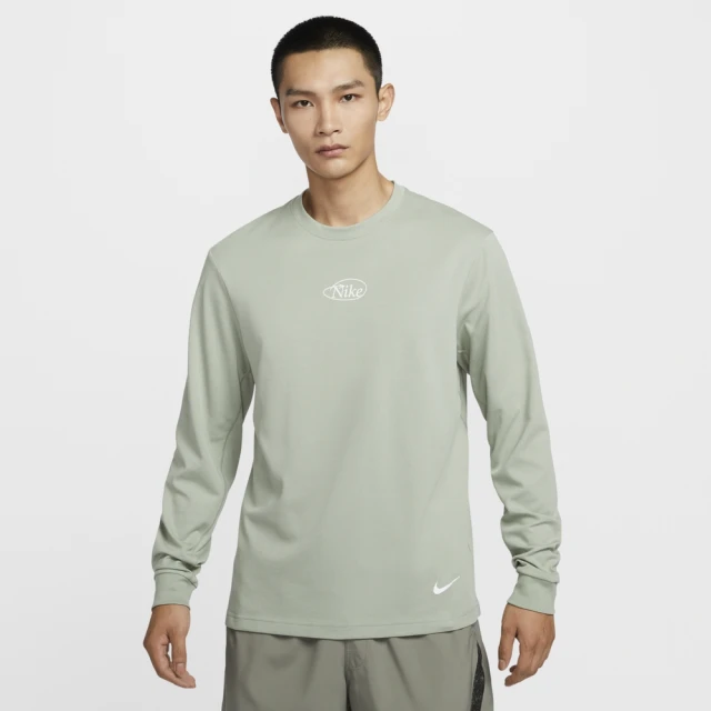 NIKE 耐吉 長袖上衣 速乾 運動 休閒 男 AS M NK DF PRIMARY LS TOP GCEL 綠色(HQ4736370)