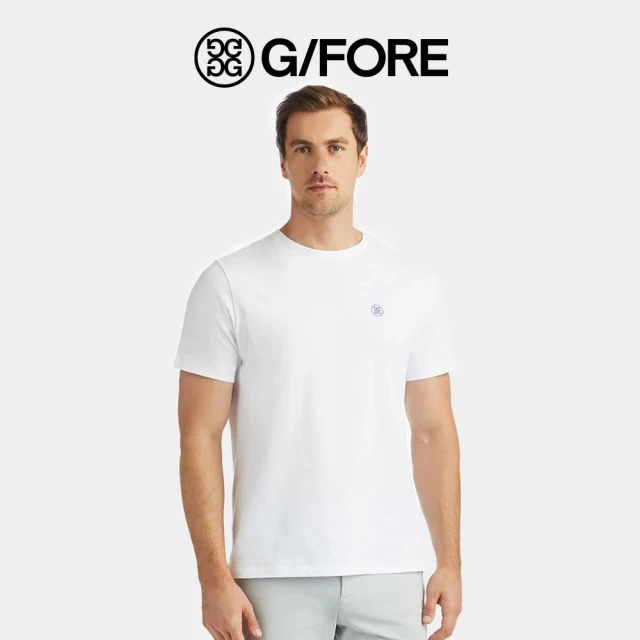 G/FORE CIRCLE GS COTTON TEE 男士 圓領短袖上衣 白色