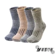 【極雪行者】3入組/SW-1024D美麗諾羊毛44%混紡加厚底抑臭保暖中筒羊毛襪(冬季保暖/滑雪出行/出國旅遊)