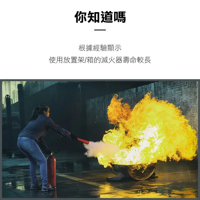 【防災專家】台灣製 鐵製滅火器放置箱(滅火器 火災 居家 安全 防災 標示 鐵箱)