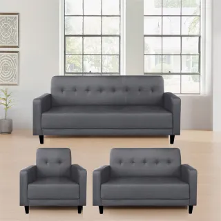 【ASSARI】艾莉雅輕奢現代貓抓皮1+2+3人座沙發