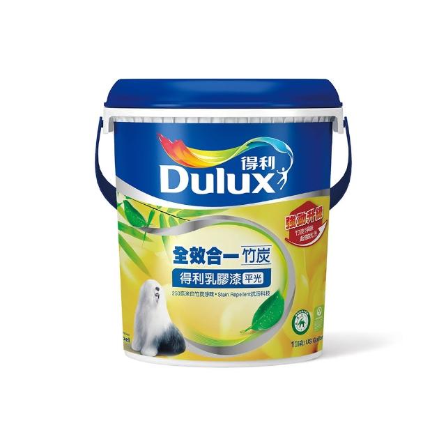 【得利】Dulux官方旗艦店★A986 全效合一竹炭乳膠漆（1加侖裝）(油漆)