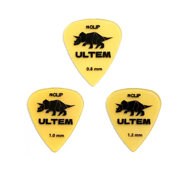 【iCLIP】ULTEM 三角龍 PICK 電吉他彈片 吉他pick 木吉他彈片 吉他/烏克麗麗 匹克 撥片(10片入)