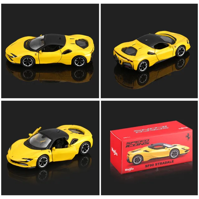 1:64模型車 Ferrari SF90 Stradale 模型車(法拉利 超跑模型)