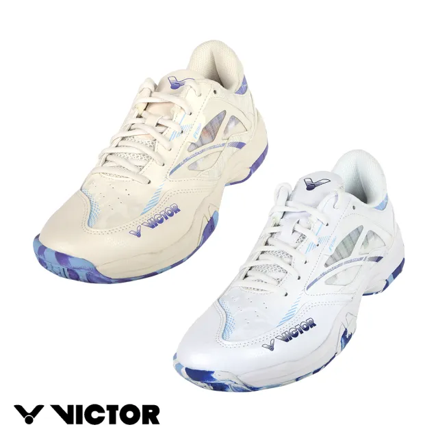 【VICTOR 勝利體育】羽球鞋 羽毛球鞋 中性 女款(A362 AF亮白/LJ月光白)