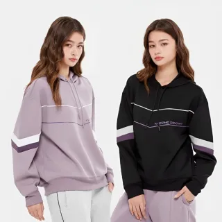 【Hang Ten】女裝-恆溫多功能-Polygiene抗菌除臭彈性撞色連帽T(多色選)