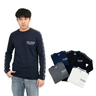 【Tommy Hilfiger】薄長袖 長T 手臂串標 長袖 T恤 湯米 上衣 平輸品(長袖 T恤 串標長T 8760)