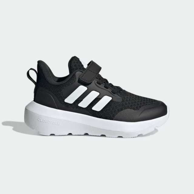 adidas 愛迪達 運動鞋 童鞋 中童 兒童 魔鬼氈 FortaRun 3.0 EL CK 黑白 IH2859(C5086)