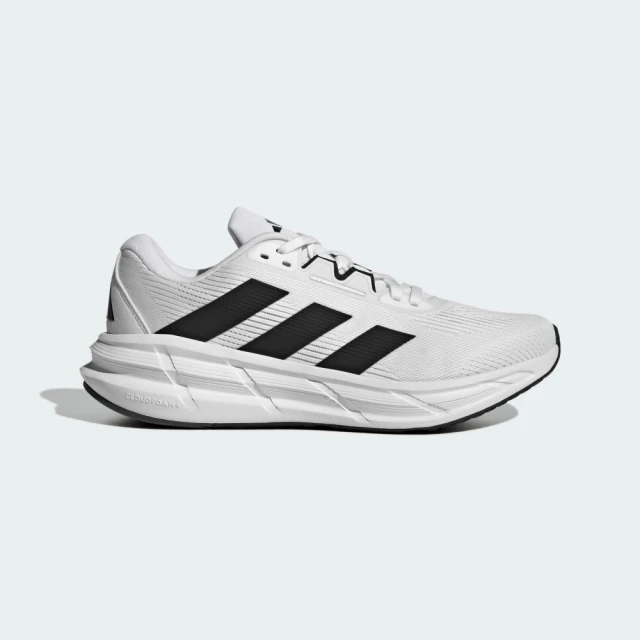 adidas 愛迪達 慢跑鞋 男鞋 運動鞋 緩震 QUESTAR 3 M 黑白 ID6318