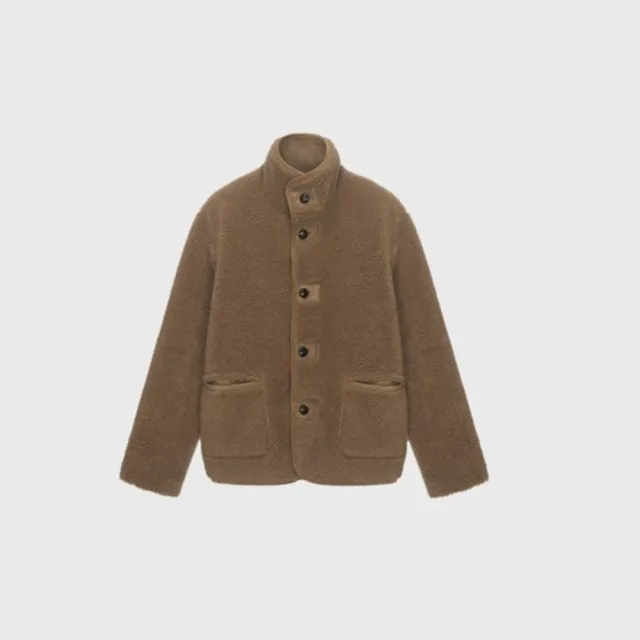 【巴黎精品】現貨+預購 羊羔毛外套皮草大衣(兩面穿秋冬高級感女外套2色a1iu4)